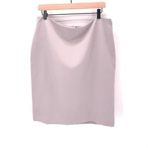 ADRIANNA PAPELL DOVE GRAY BI-STRETCH STYLISH SKIRT